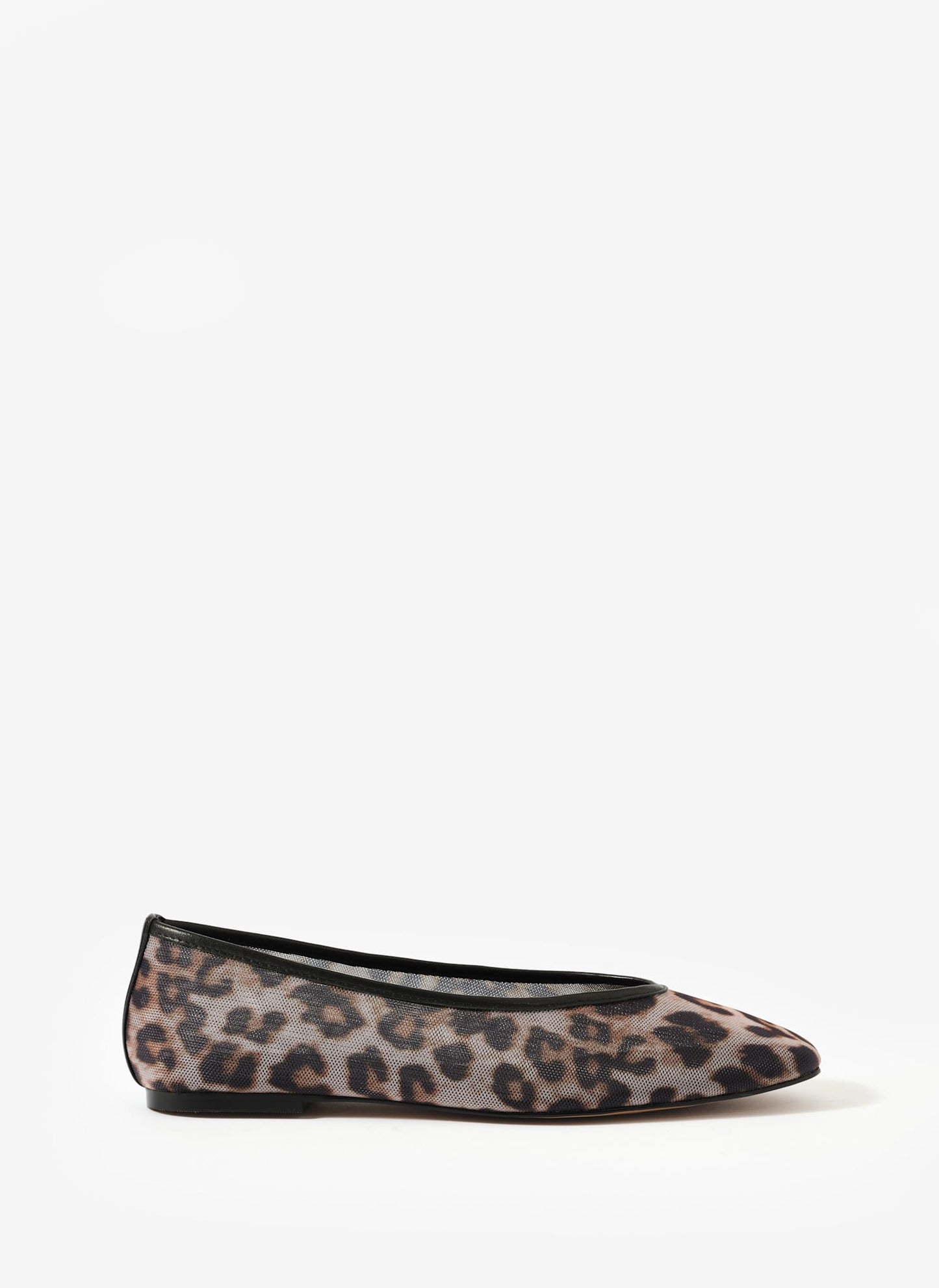 Piper Leopard Print Mesh Ballet Flat