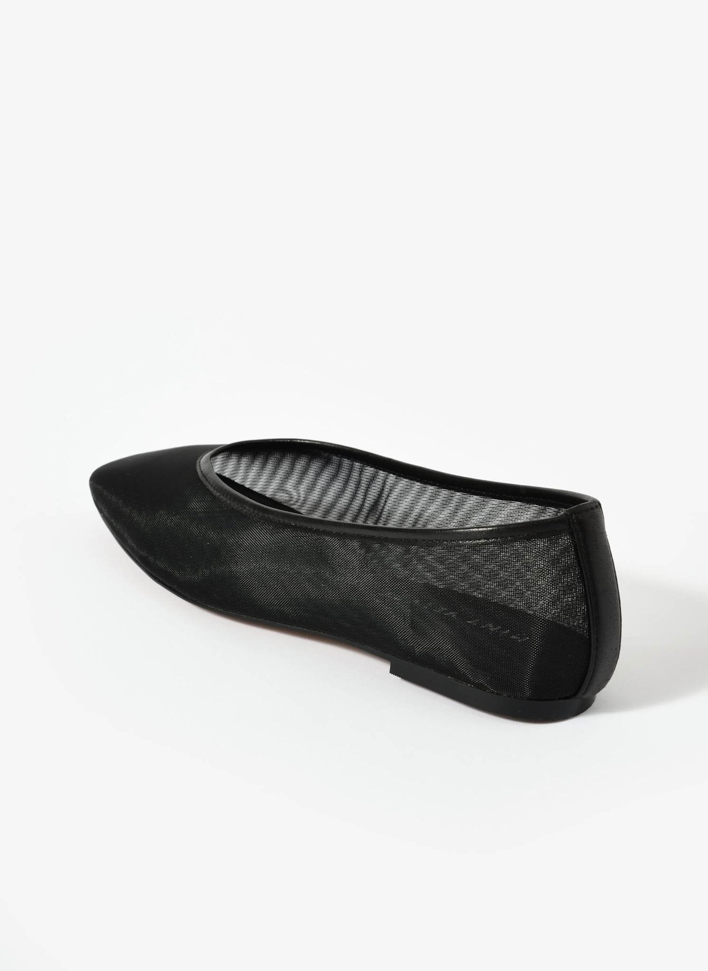 Piper Black Mesh Ballet Flat
