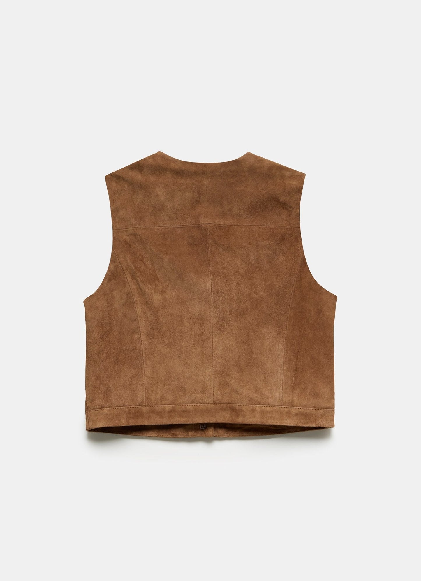 Tan Suede Waistcoat