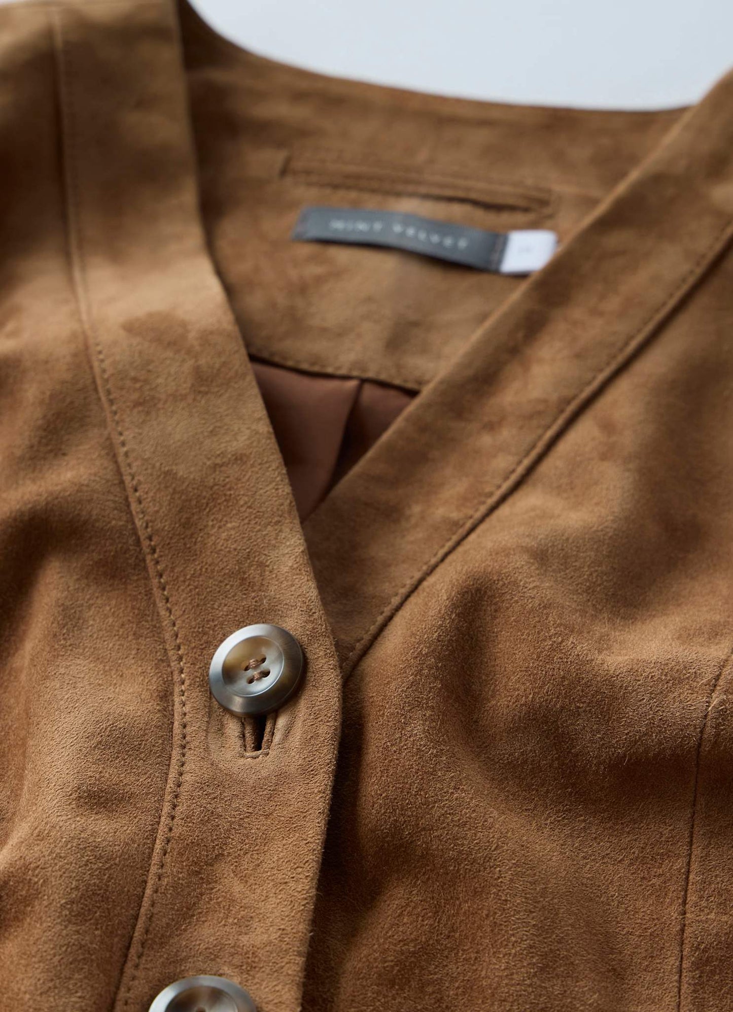 Tan Suede Waistcoat