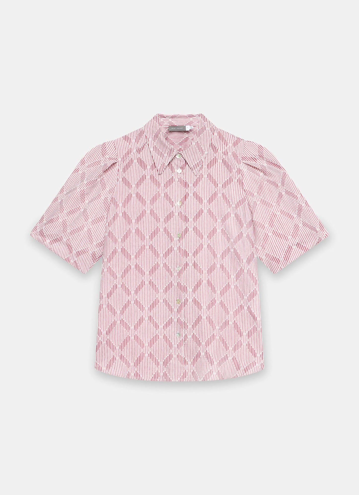Red Striped Jacquard Shirt