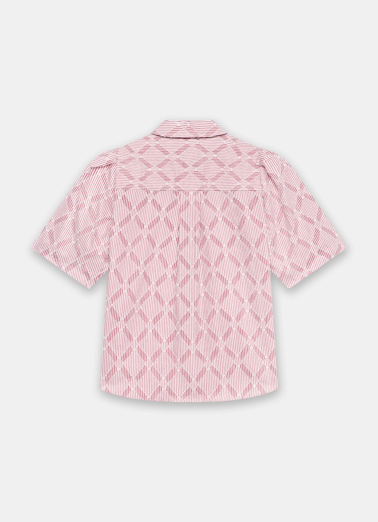 Red Striped Jacquard Shirt
