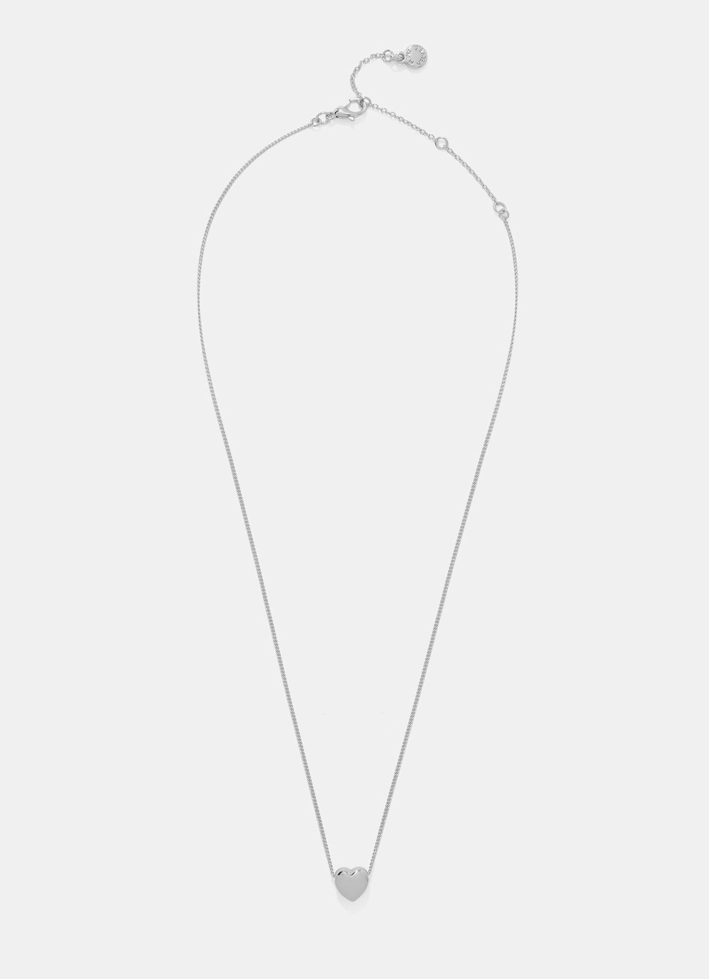 Silver Plated Heart Necklace