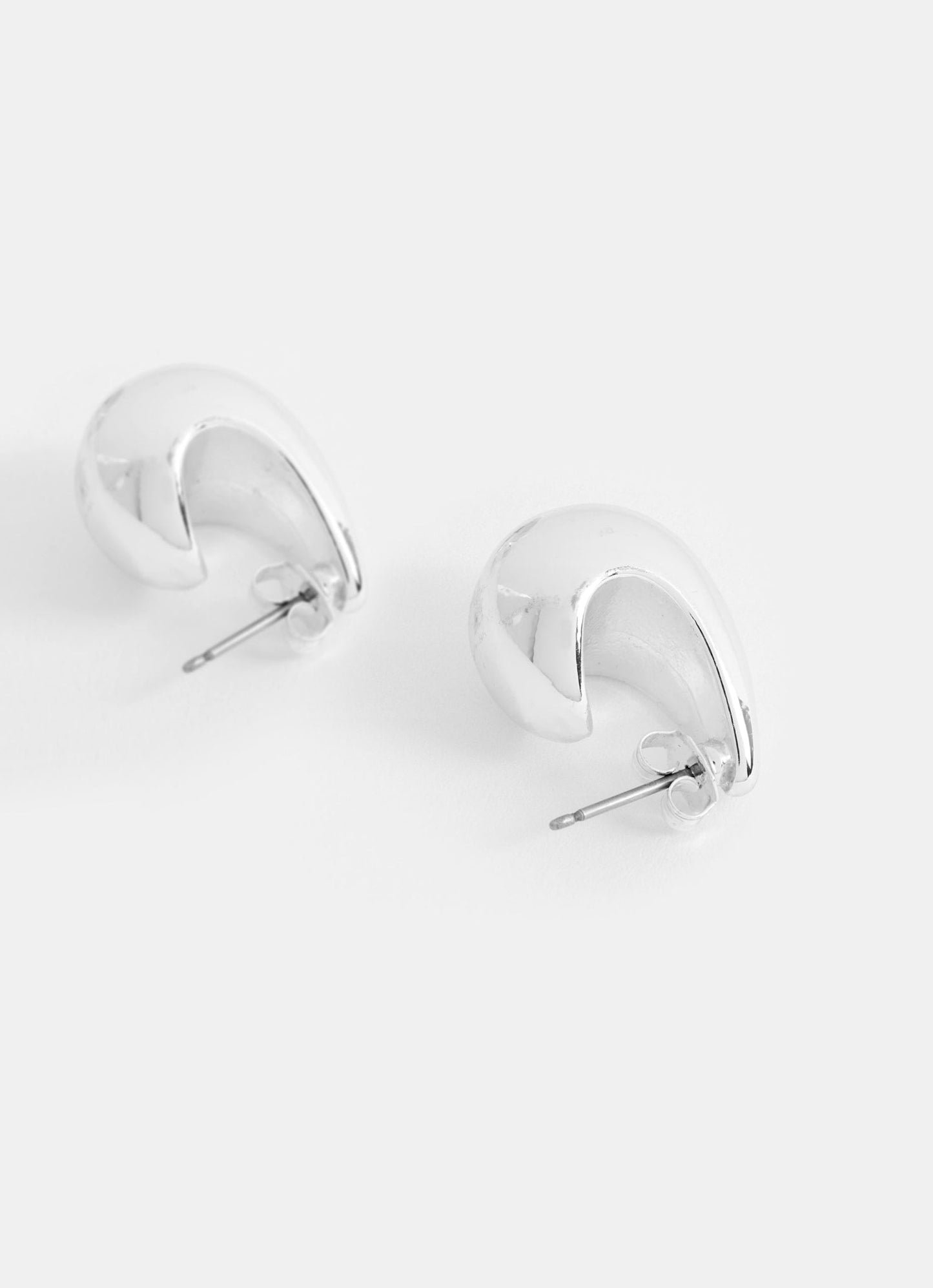 Silver Tone Drop Earrings