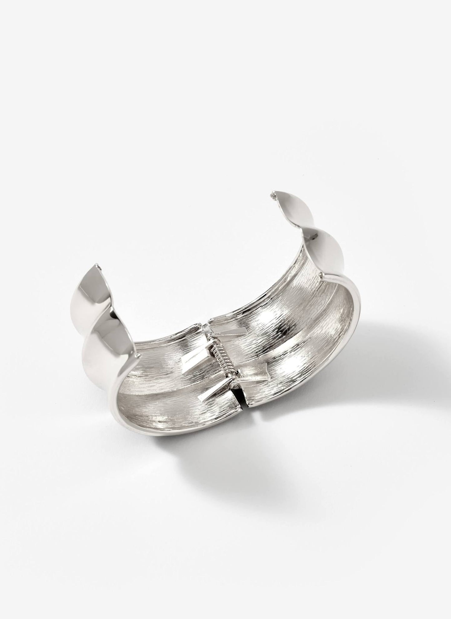 Silver Tone Statement Cuff Bracelet