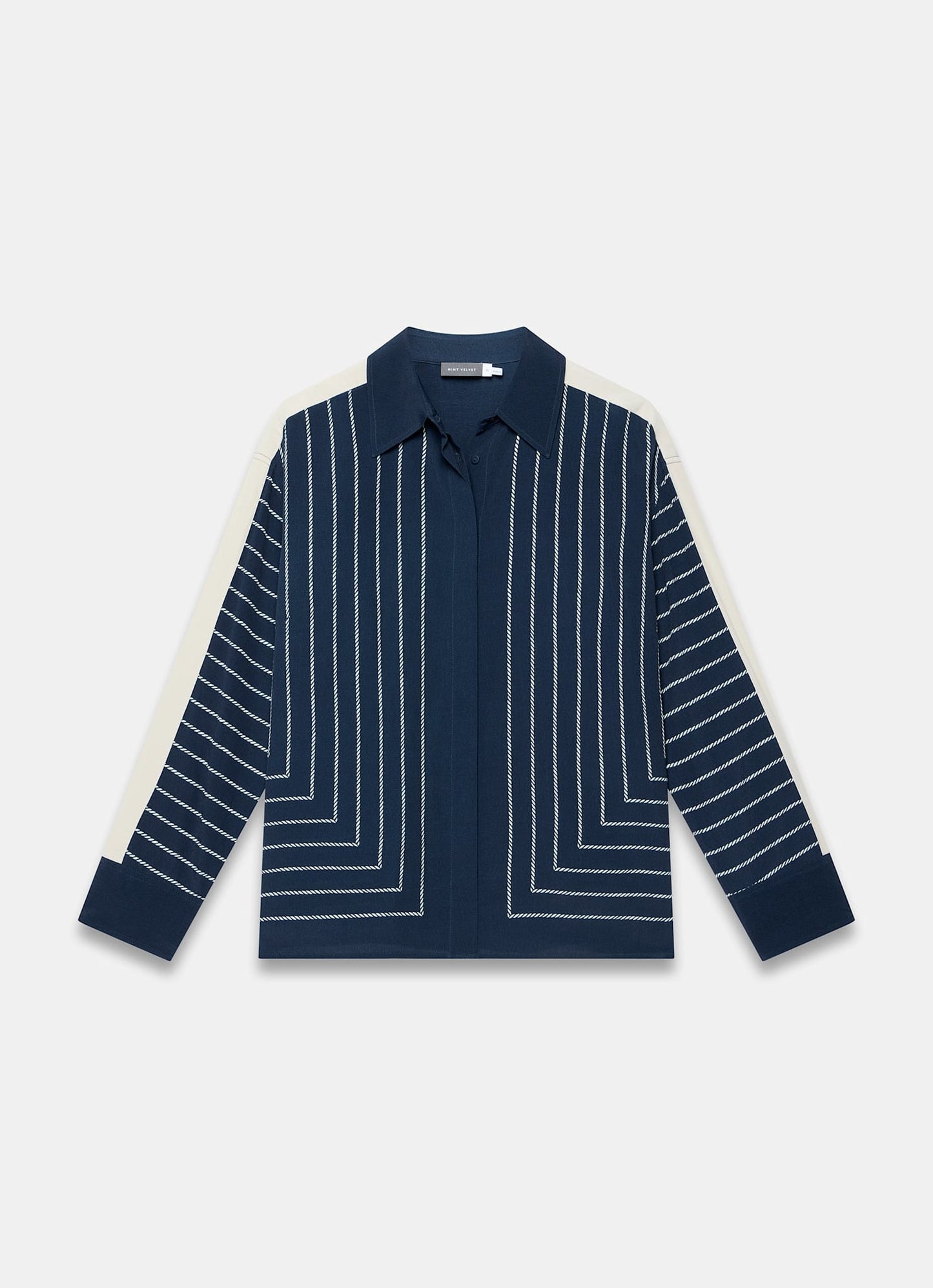 Navy Striped Shirt
