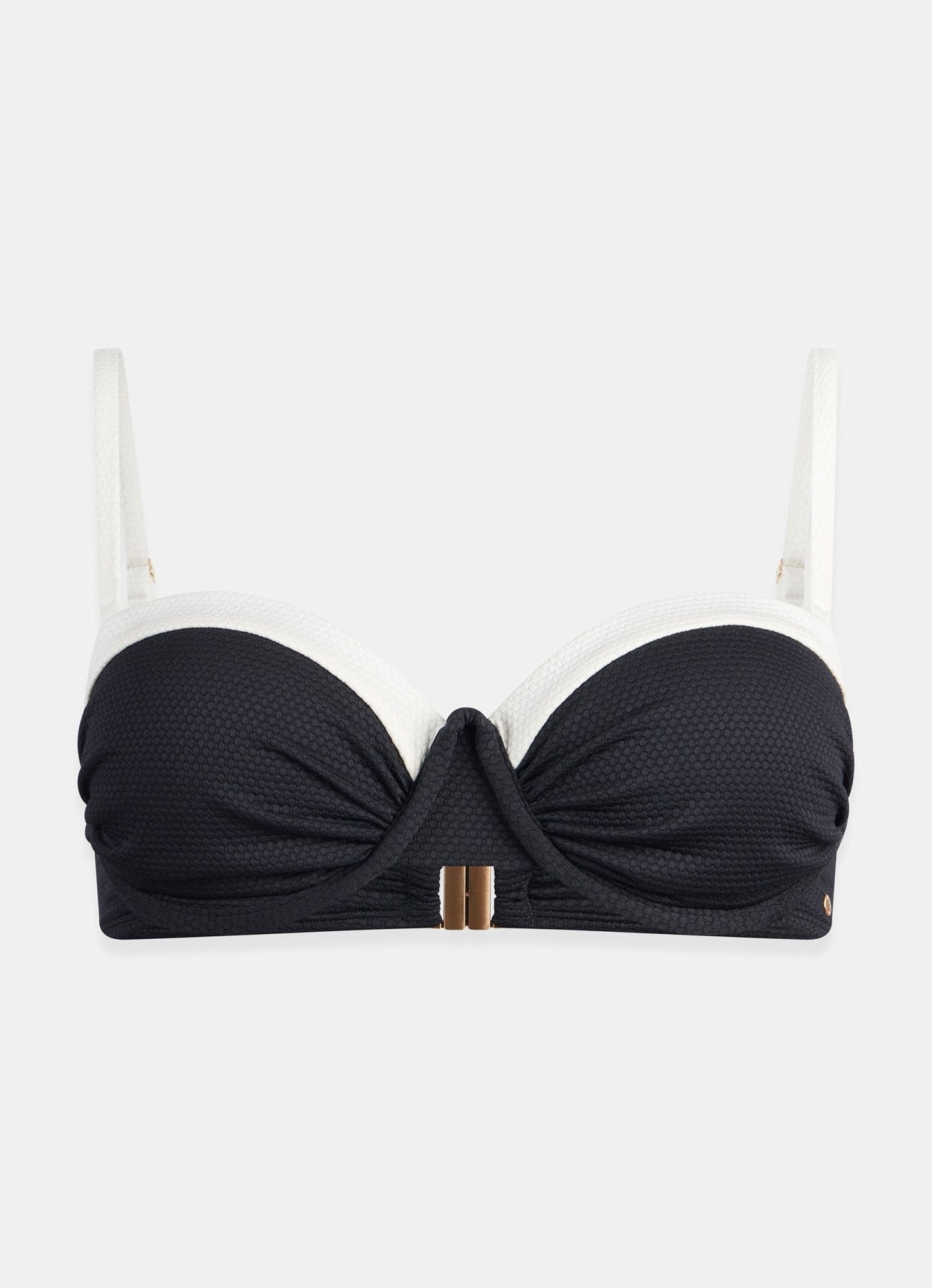 Black Balconette Bikini Top