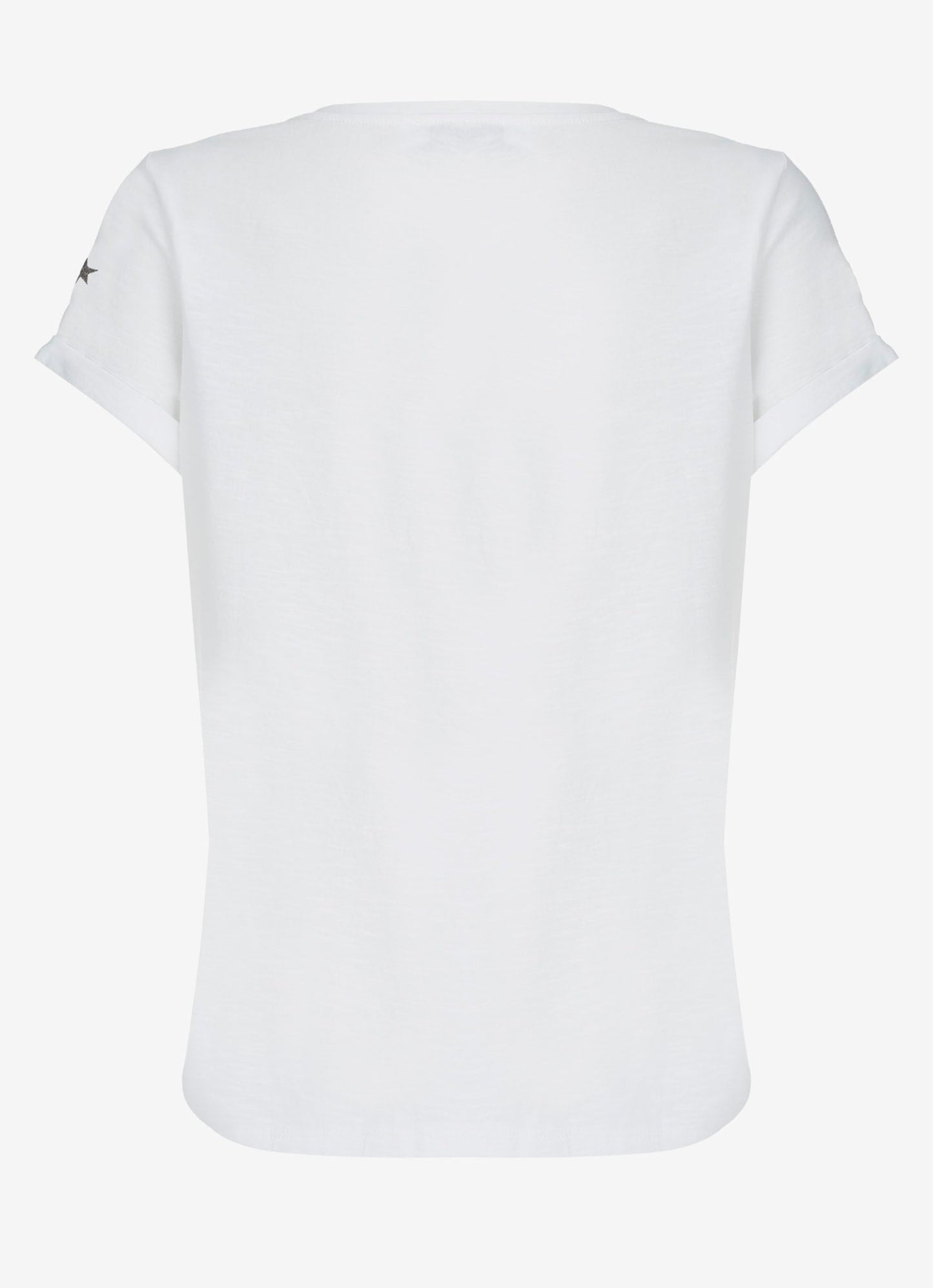 White Cotton Star T-Shirt