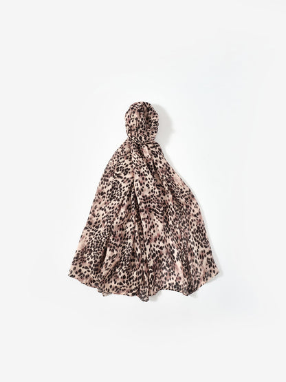 Leopard Print Lightweight Scarf