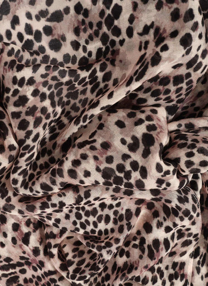 Leopard Print Lightweight Scarf