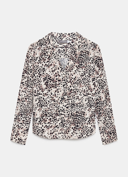 Leopard Print Long Sleeve Shirt