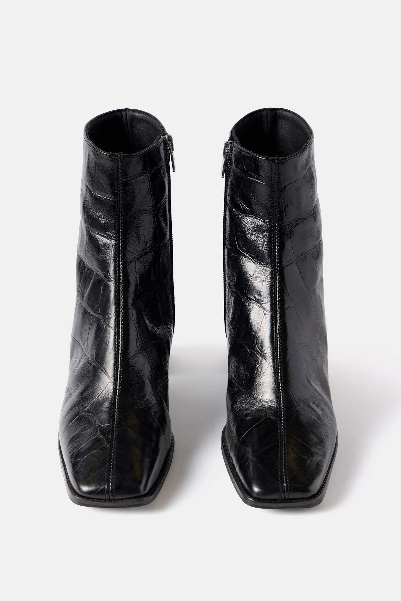 Aria Black Ankle Boots