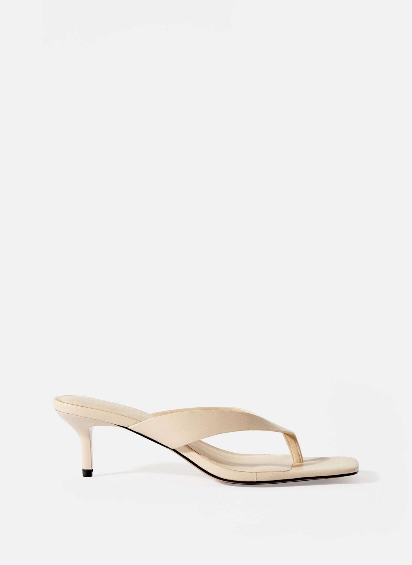 Betty Cream Flip Flop Heels