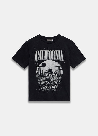 Black California Graphic T-Shirt