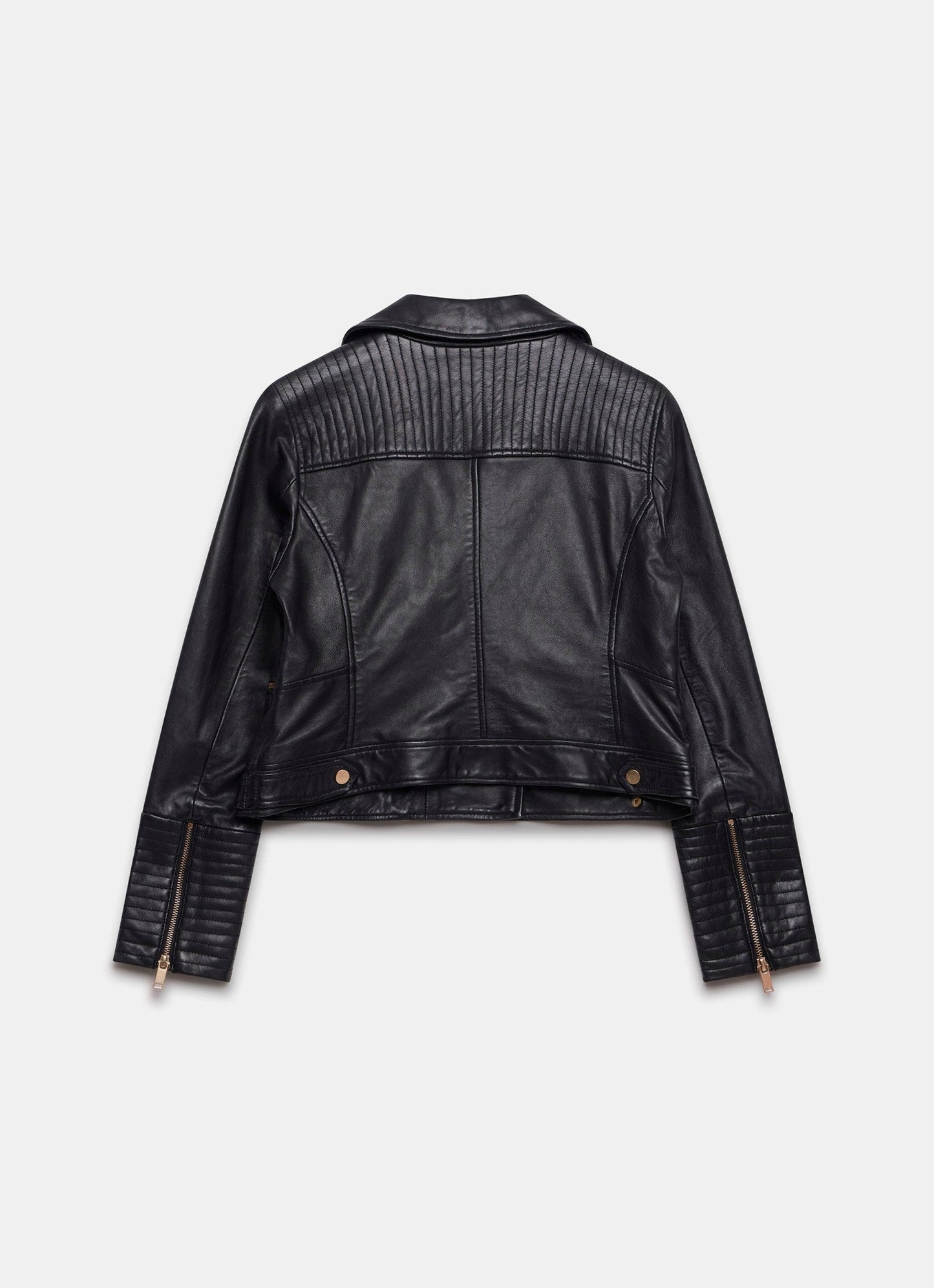 Black Casual Leather Jacket