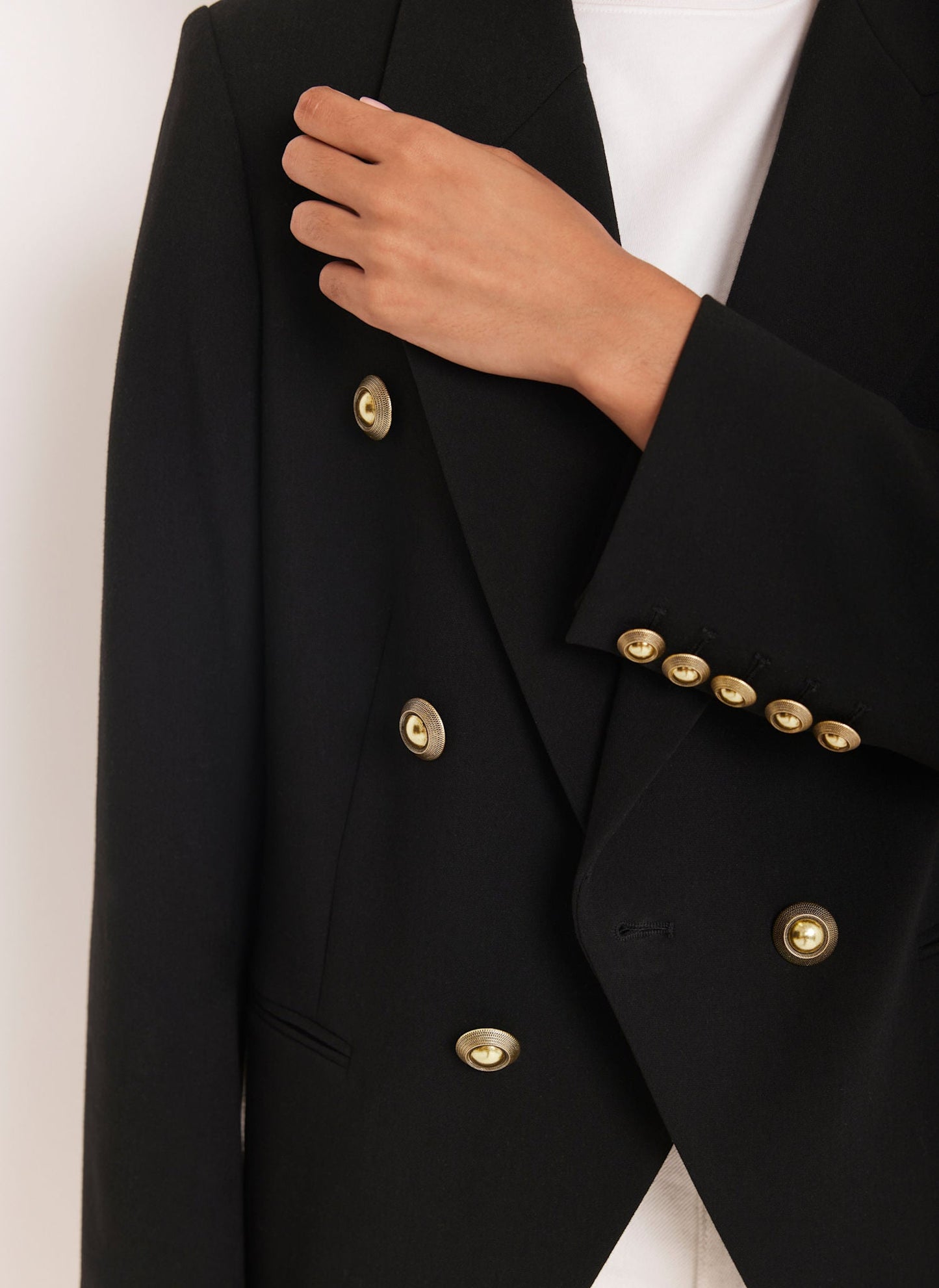Black Double Breasted Blazer