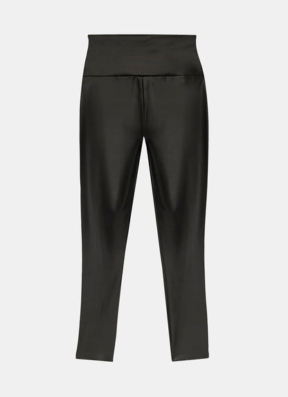 Black Faux Leather Leggings