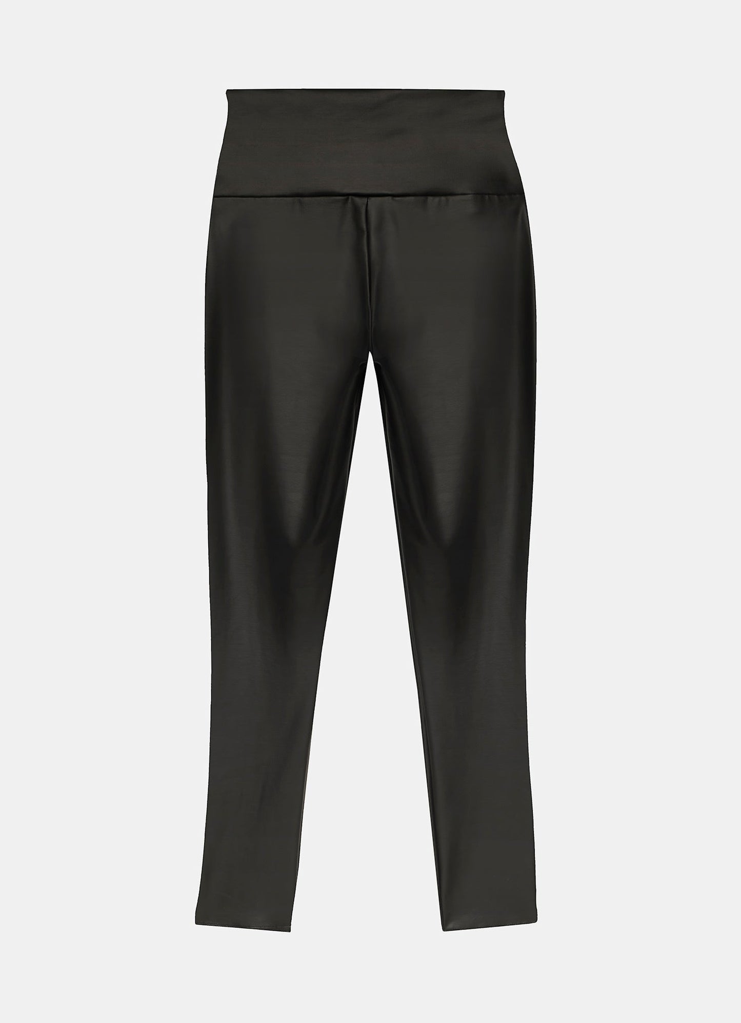 Black Faux Leather Leggings