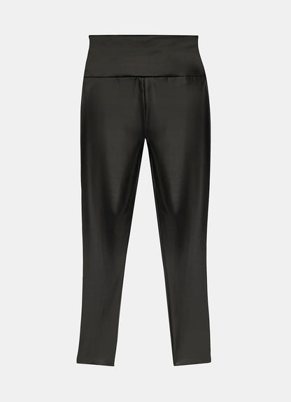 Black Faux Leather Leggings
