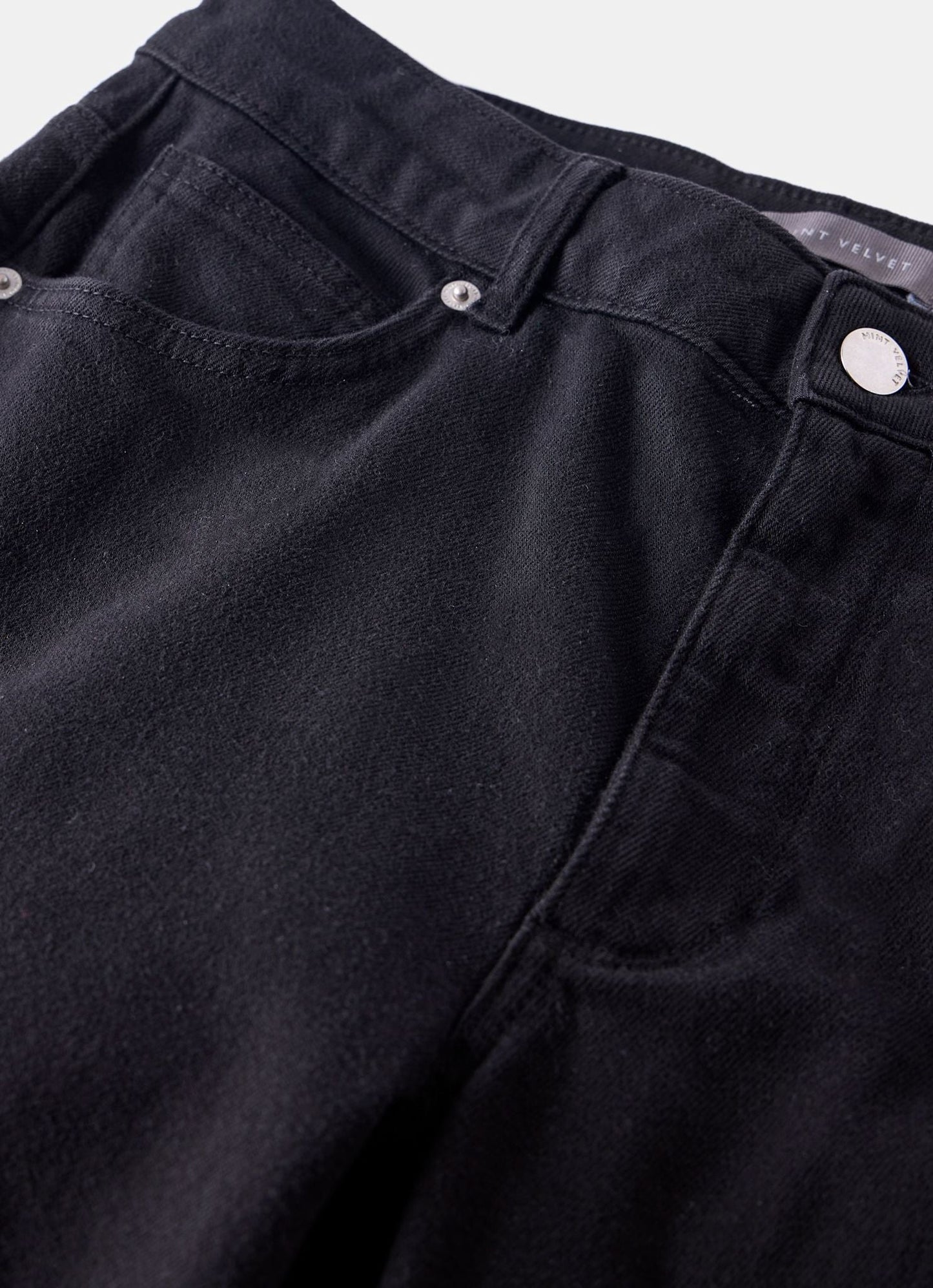 Black Fitted Flare Jeans