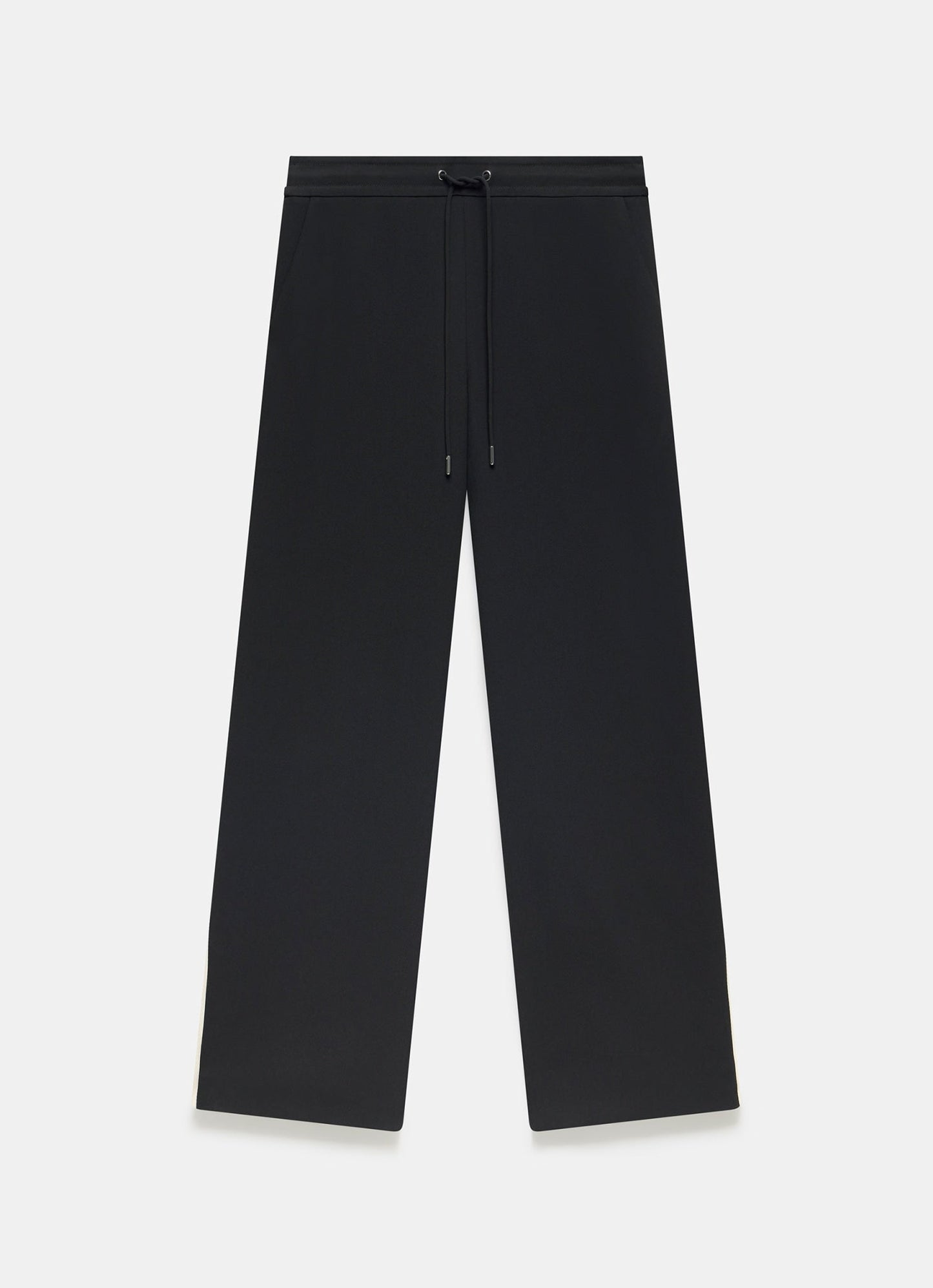 Black Side Stripe Wide Trousers