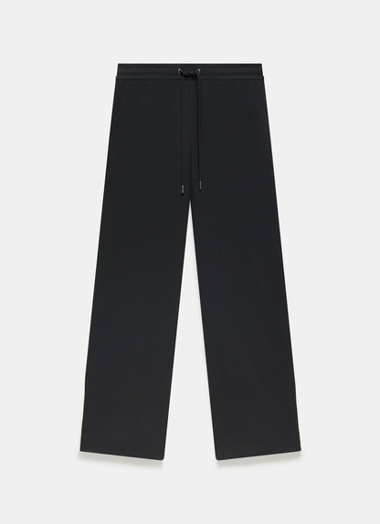 Black Side Stripe Wide Trousers
