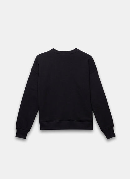 Black Studio Slogan Sweatshirt
