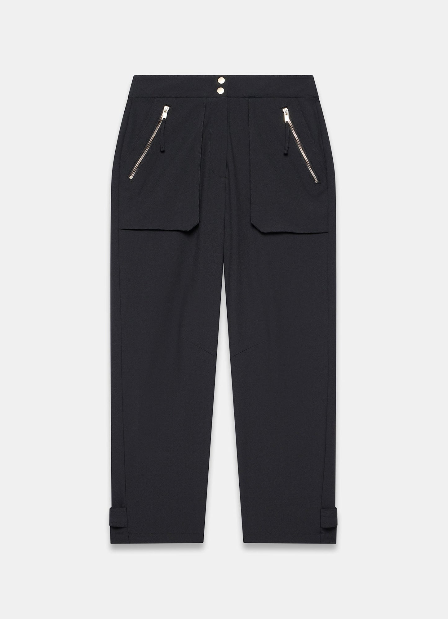 Black Tapered Trousers