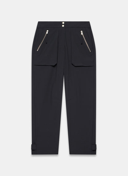 Black Tapered Trousers