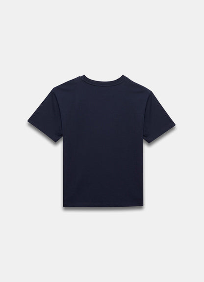 Navy Graphic Bow T-Shirt