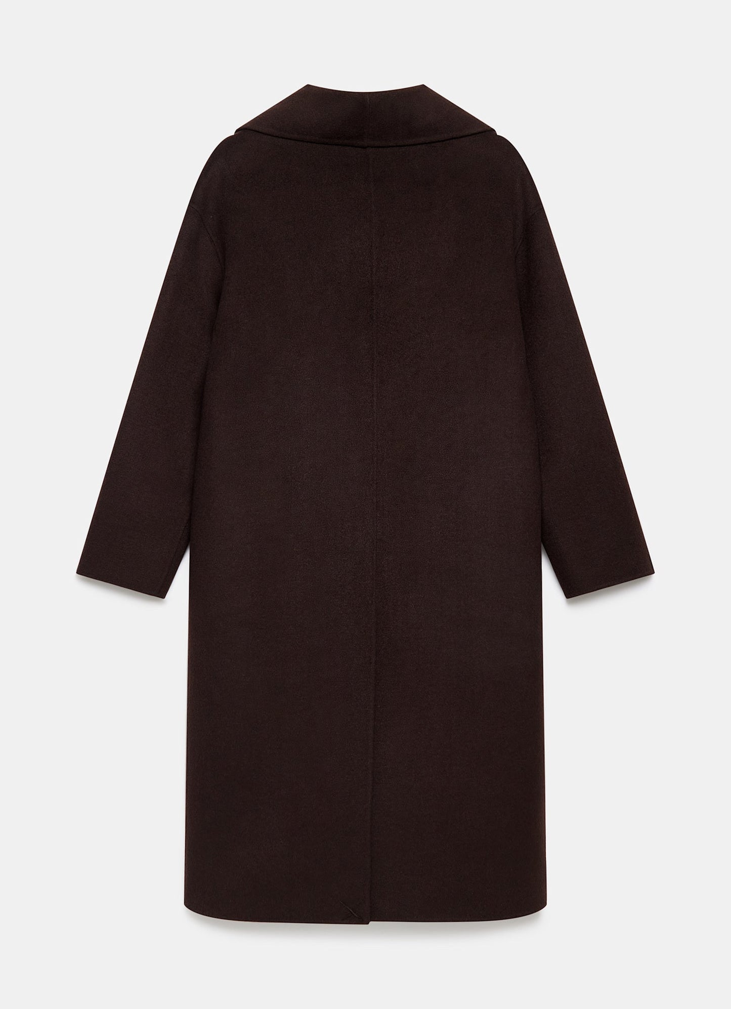 Brown Wool Blend Coat