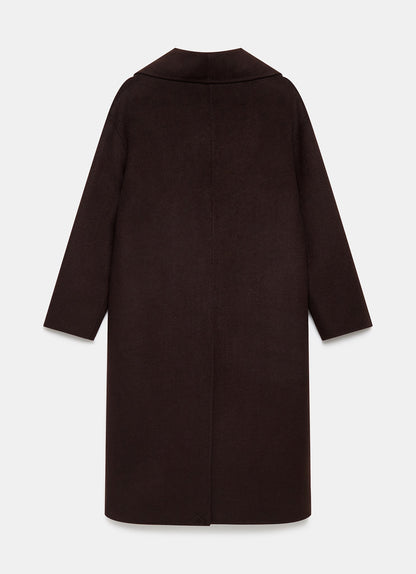 Brown Wool Blend Coat