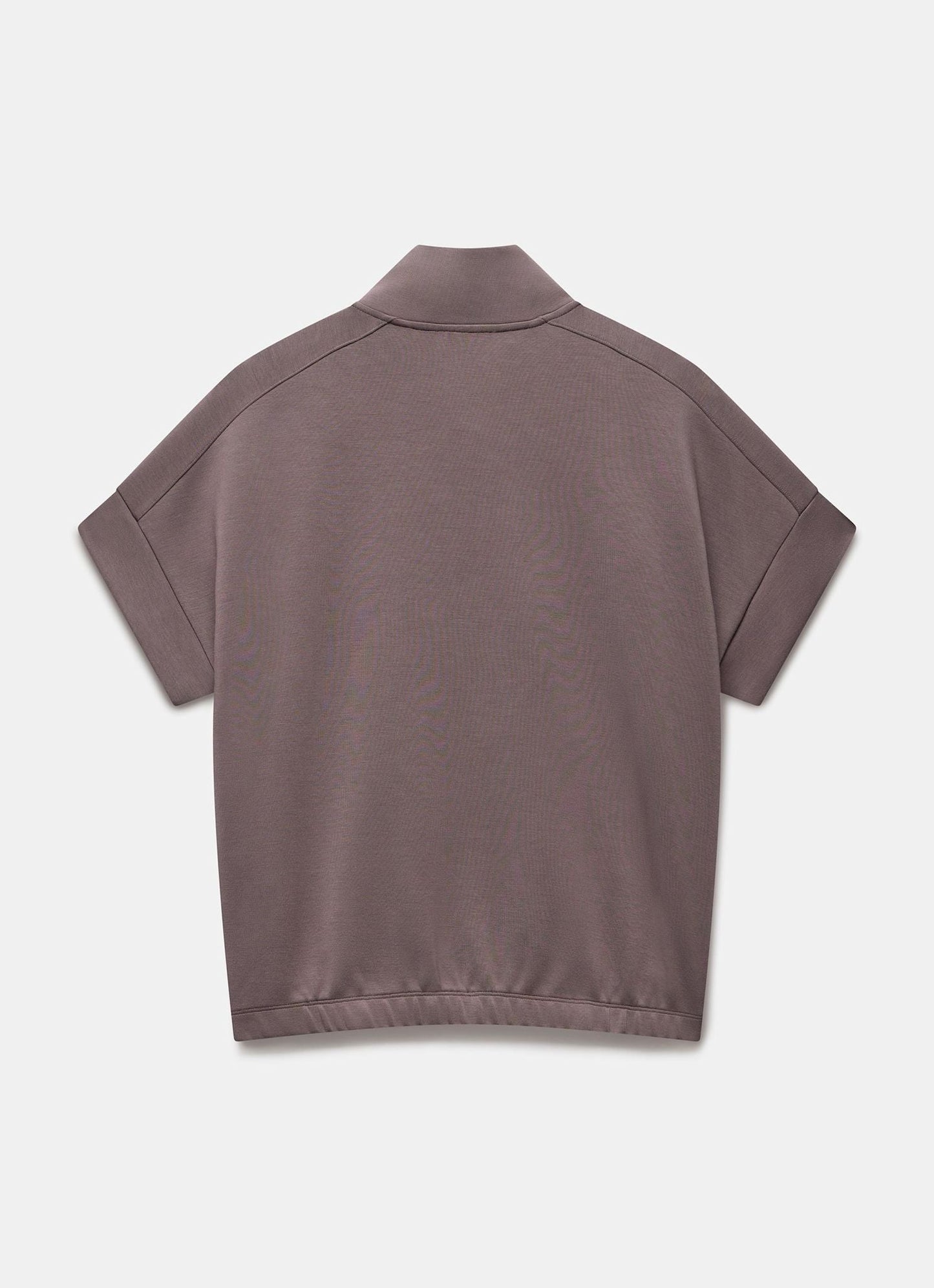 Brown Super Soft Short Sleeve Sweatshirt