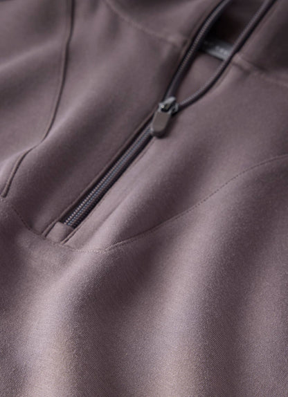 Brown Super Soft Short Sleeve Sweatshirt
