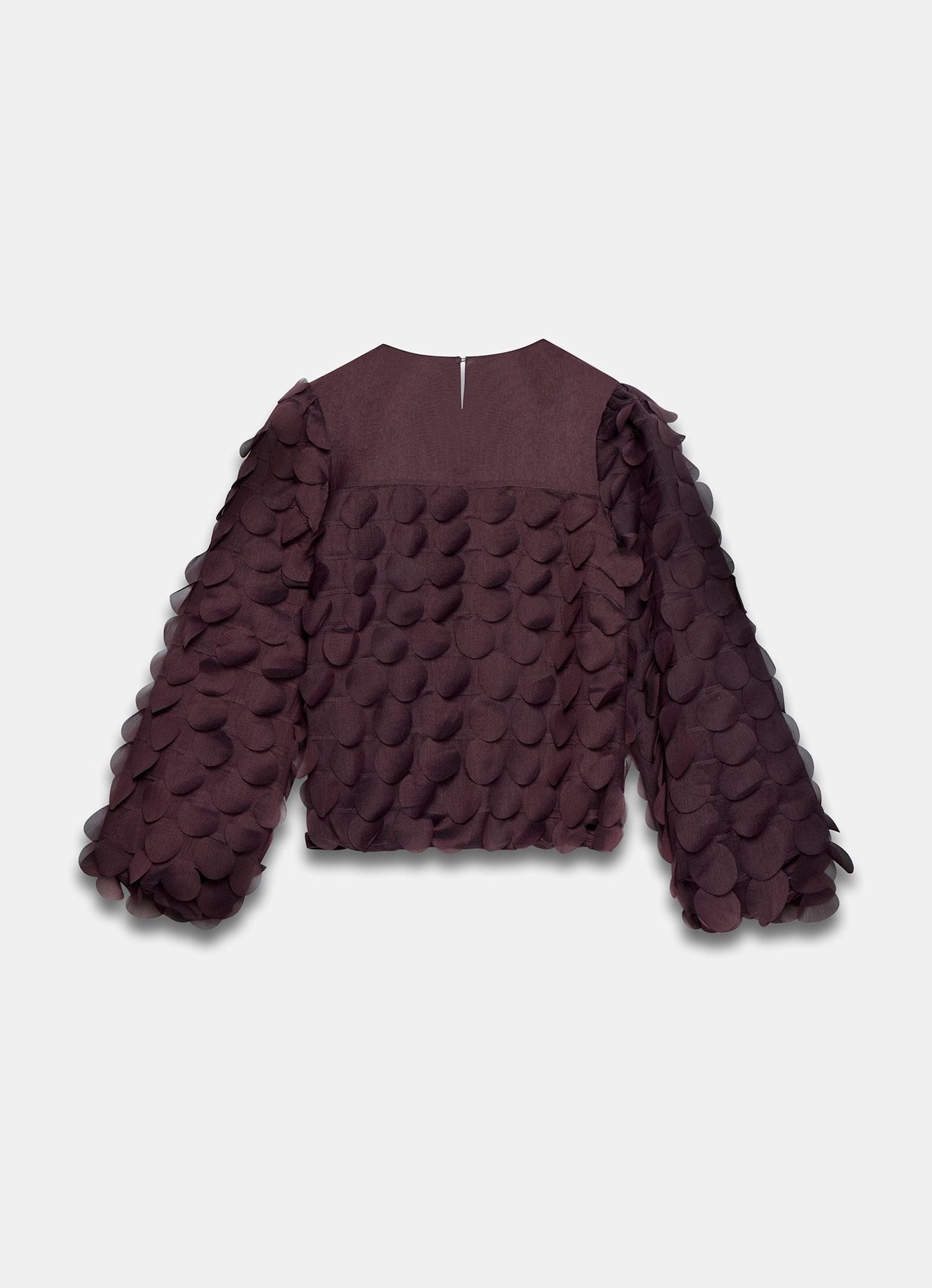 Burgundy Textured Disc Top