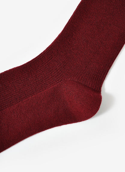 Burgundy Ankle Socks
