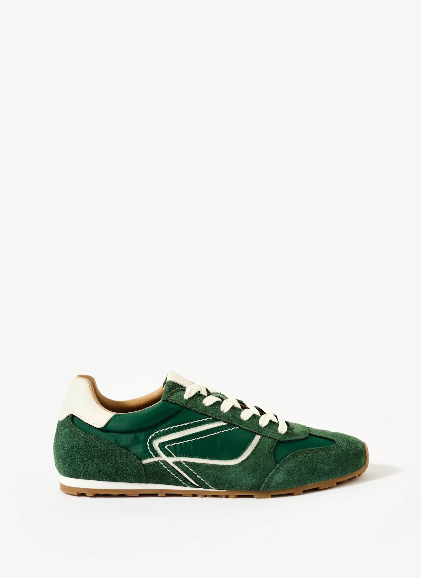 Cali Green Suede Trainers