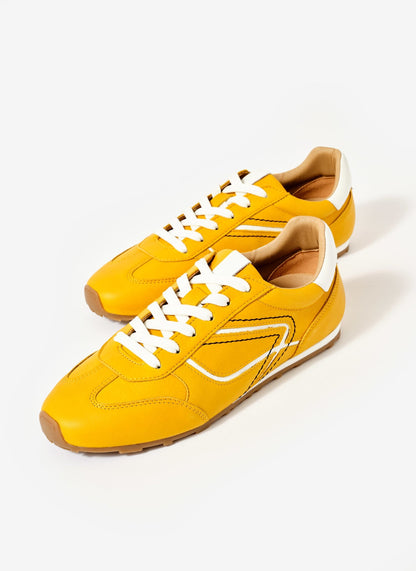 Cali Yellow Suede Trainers