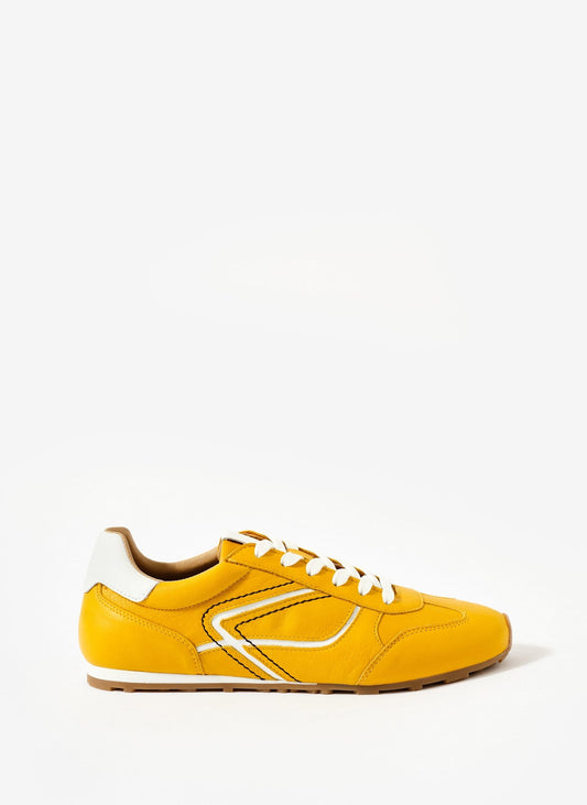 Cali Yellow Suede Trainers