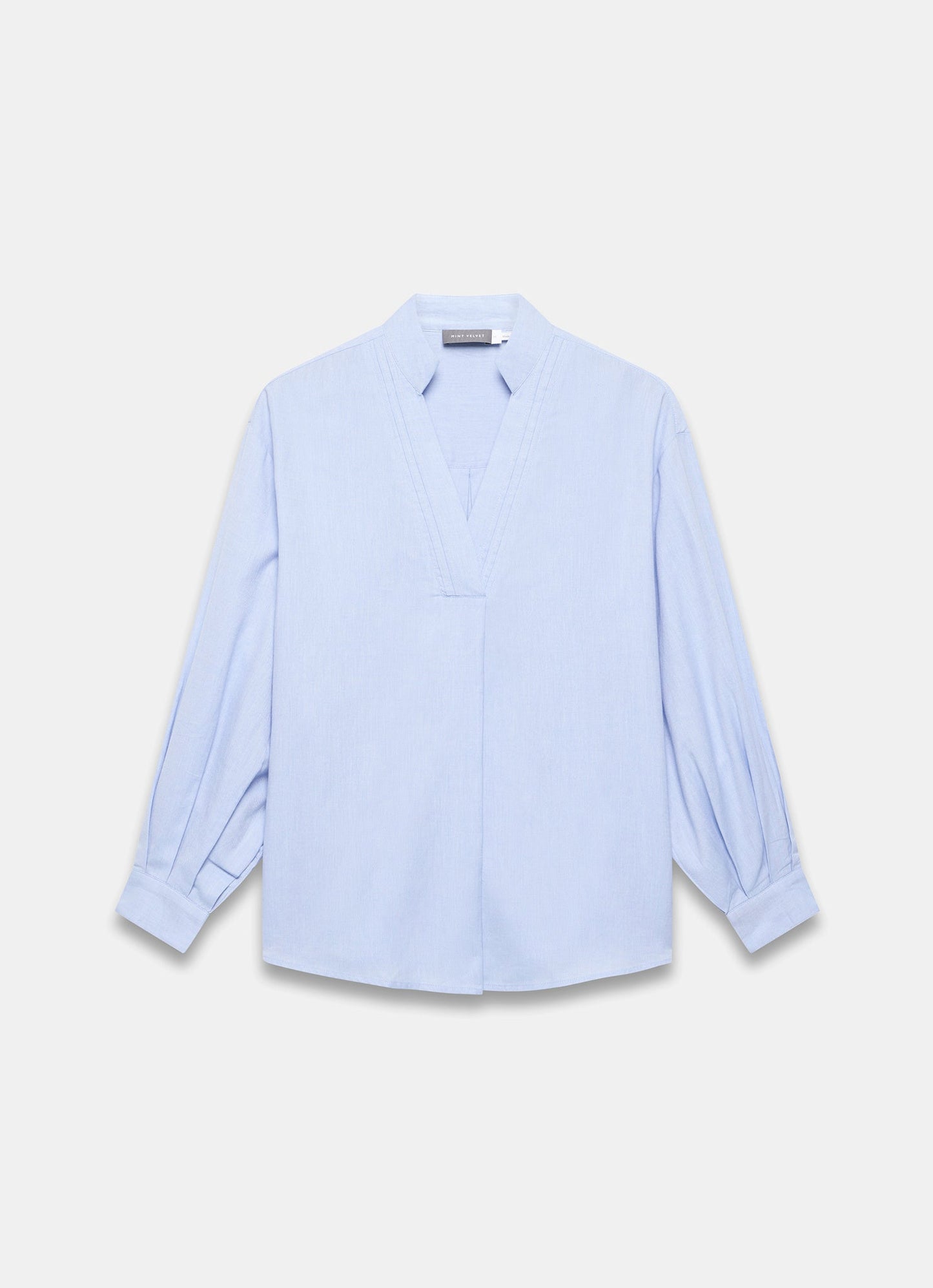 Blue Chambray Blouse
