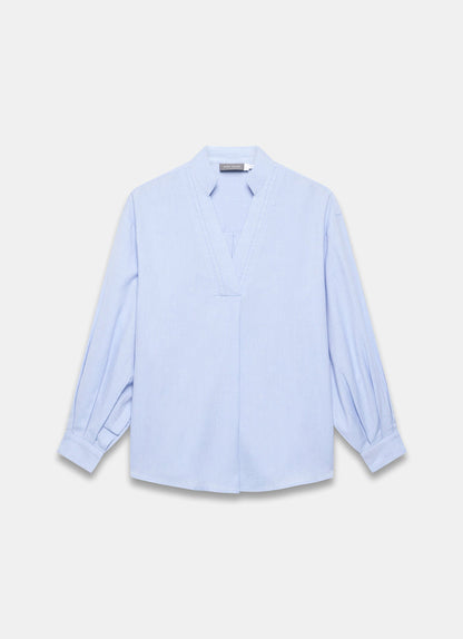 Blue Chambray Blouse