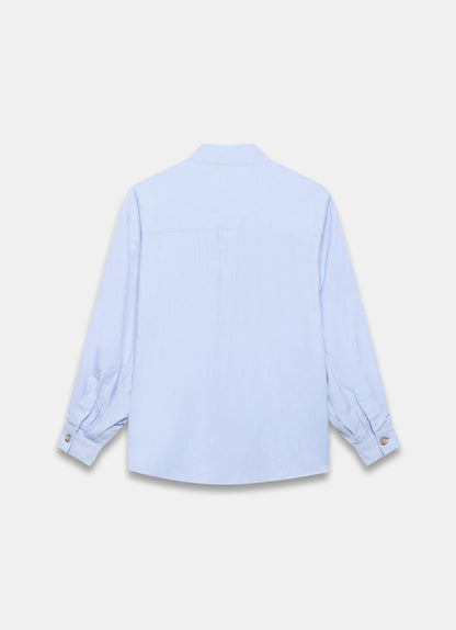 Blue Chambray Blouse
