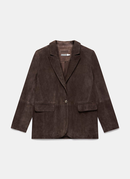 Brown Suede Blazer