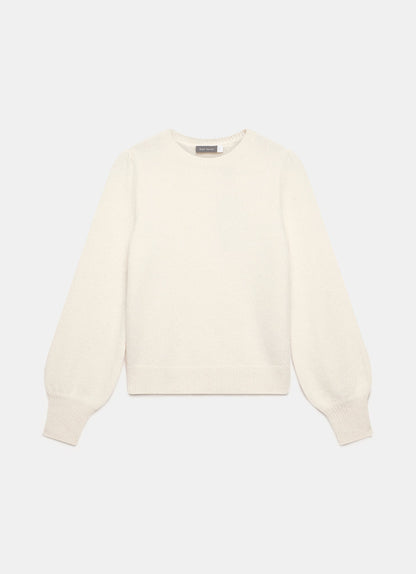 Cream Puff Sleeve Knit Jumper