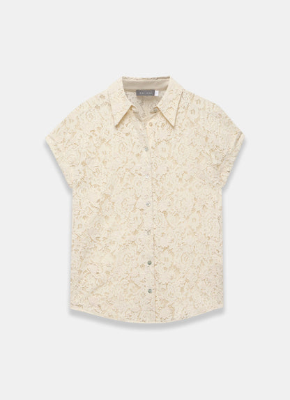 Cream Lace Shirt