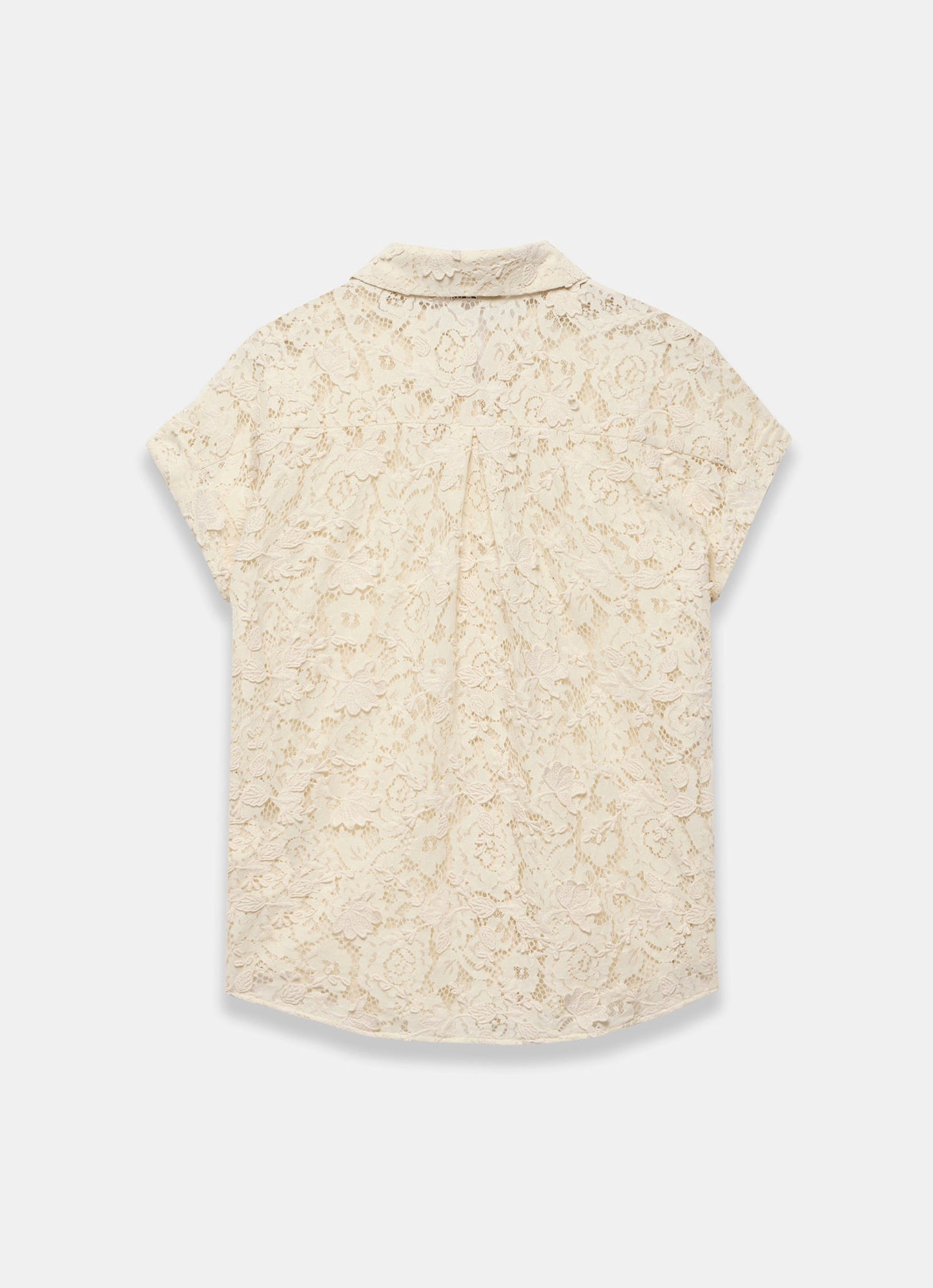 Cream Lace Shirt