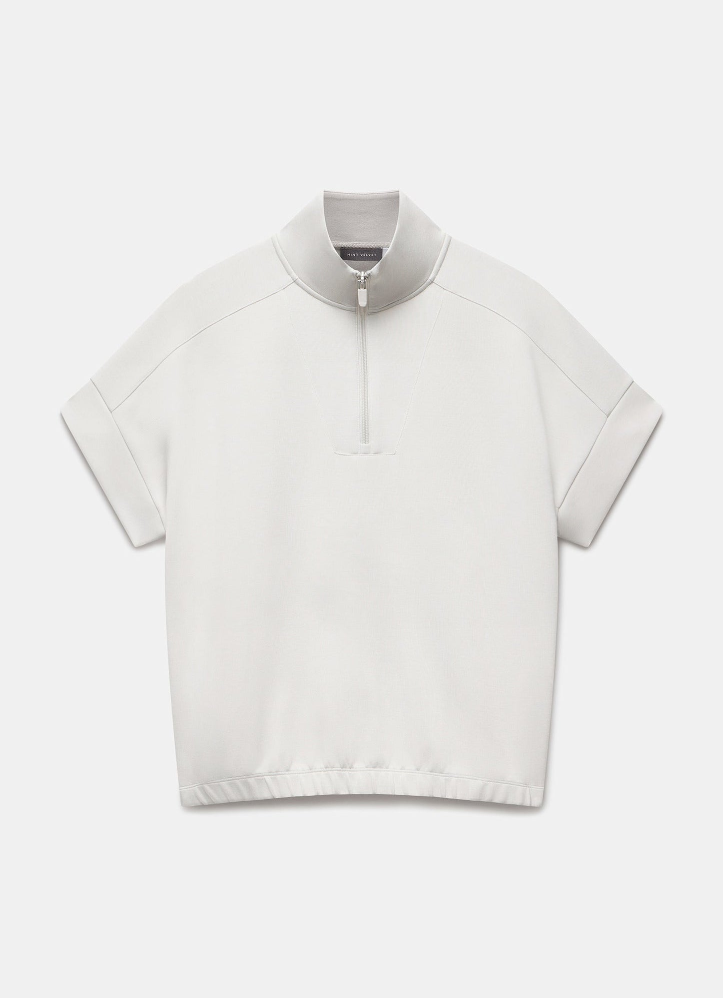 Cream Super Soft Short Sleeve Sweatshirt
