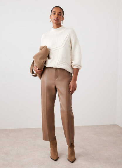 Cream Star Knit Jumper