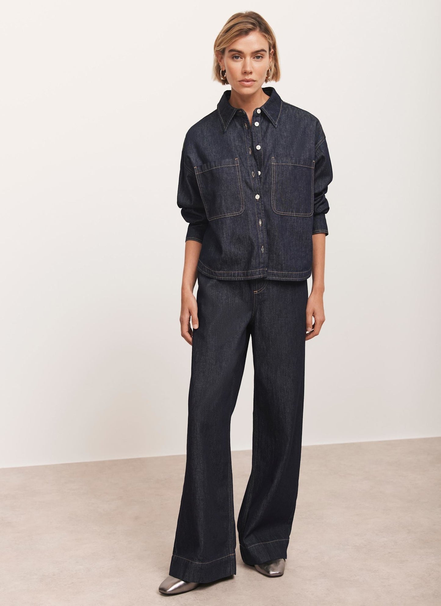 Dark Indigo Denim Shirt