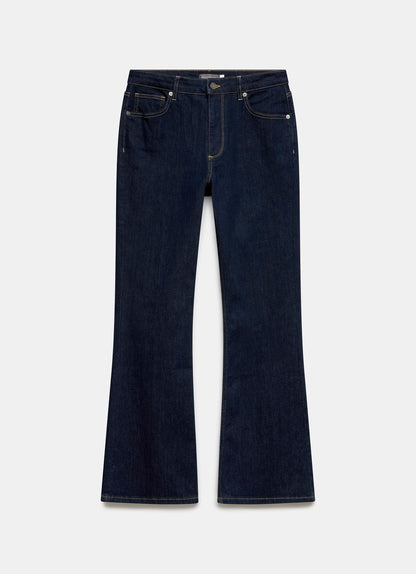 Dark Indigo Flared Jeans